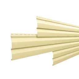 Металлосайдинг Первая Кровельная «Корабельная доска» полиэстер 0.5мм бежевый