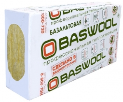 Минераловатный утеплитель Baswool Стандарт 50 1200х600х50 мм / 6 шт.