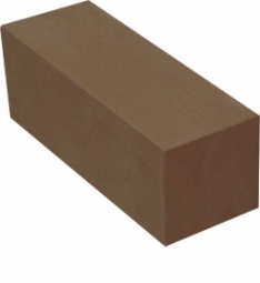Кирпич лицевой силикатный Коричневый полнотелый утолщенный