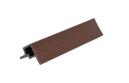 Угловой элемент для фасадной панели Nusadua 3D CO-EX 53х57х3600 мм Chocolate mix