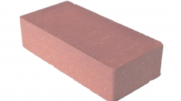 Кирпич лицевой силикатный Розовый полнотелый одинарный 1/2