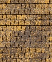 Тротуарная плитка Поревит Абрис Гранит Янтарь 60 мм 5 плит