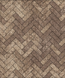 Тротуарная плитка Поревит Паркет Хаски 60 мм 180х60