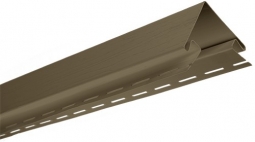 Планка Наружный угол Альта-Профиль Орех темный 3м