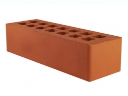 Кирпич лицевой керамический «Красный» пустотелый Евро 0.7НФ