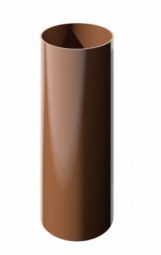 Труба водосточная Технониколь (Verat) Коричневая (125х82 мм), 1м