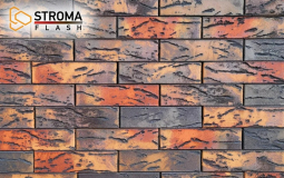 Кирпич лицевой керамический «Flash Strit» пустотелый Евро 0.7НФ