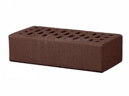 Кирпич лицевой керамический «Темный Шоколад» «Бархат» пустотелый одинарный