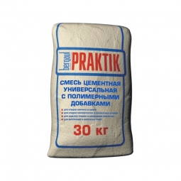 Смесь Bergauf Praktik цементная универсальная с полимерными добавками зимняя 30 кг