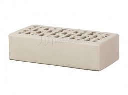 Кирпич лицевой керамический Белый пустотелый одинарный