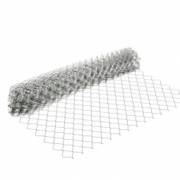 Сетка рабица d=1.8 мм, ячейка 50x50 мм, 2,0x10,0 м оцинкованная