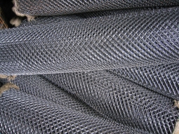 Сетка рабица d=3,0 мм, ячейка 50x50 мм, 2,0x10,0 м оцинкованная