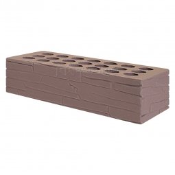 Кирпич лицевой керамический «Шоколад» «Плитняк» пустотелый одинарный