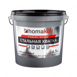 Клей Homakoll Стальная Хватка, жидкие гвозди, 4,5 кг