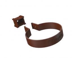 Хомут трубы Vinyl-On Кофе