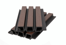 Фасадная панель брусковая двухцветная 3D CO-EX Nusadua Premium 33х165х3600 мм Chocolate mix