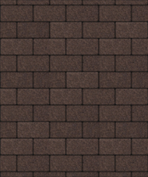 Тротуарная плитка Поревит Прямоугольник Гранит Коричневый 200х100х40 мм