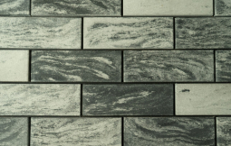 Кирпич лицевой гиперпрессованный Черно-белый «Березка» пустотелый 1 НФ