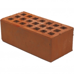 Кирпич рядовой керамический пустотелый утолщенный М 125