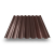Профнастил МП-20 окрашенный с 2-х сторон RAL 8017 шоколад 0,45 мм